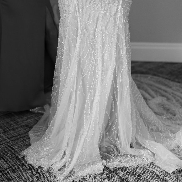 Morilee Beaded Wedding Dress - Picture 2 of 10
